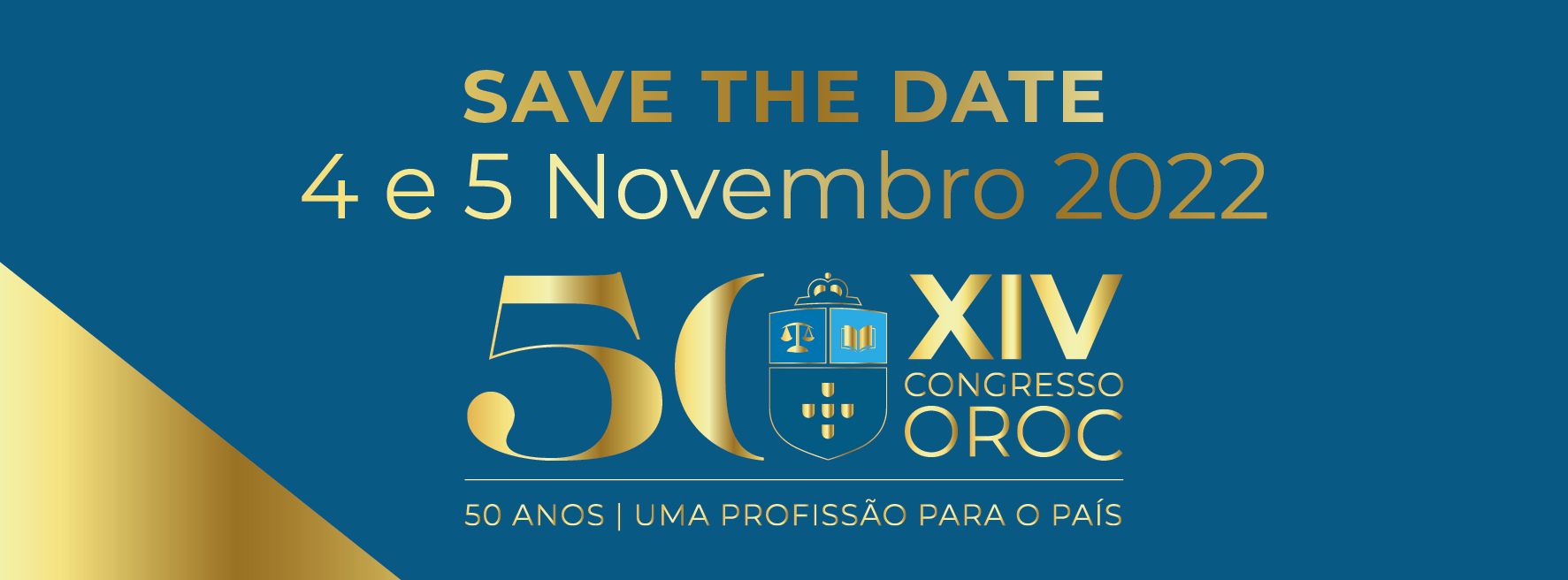 Save the Date OROC 4 e 5 de Novembro